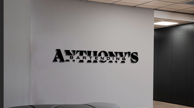 5MM Metal Letters Sign For Anthony Enrisma