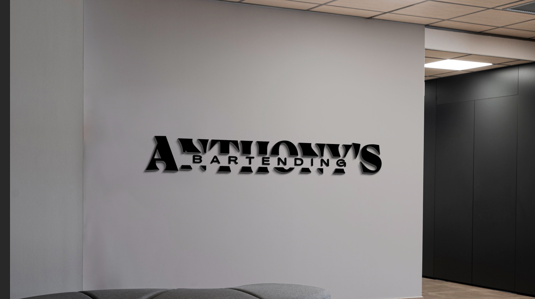 5MM Metal Letters Sign For Anthony Enrisma