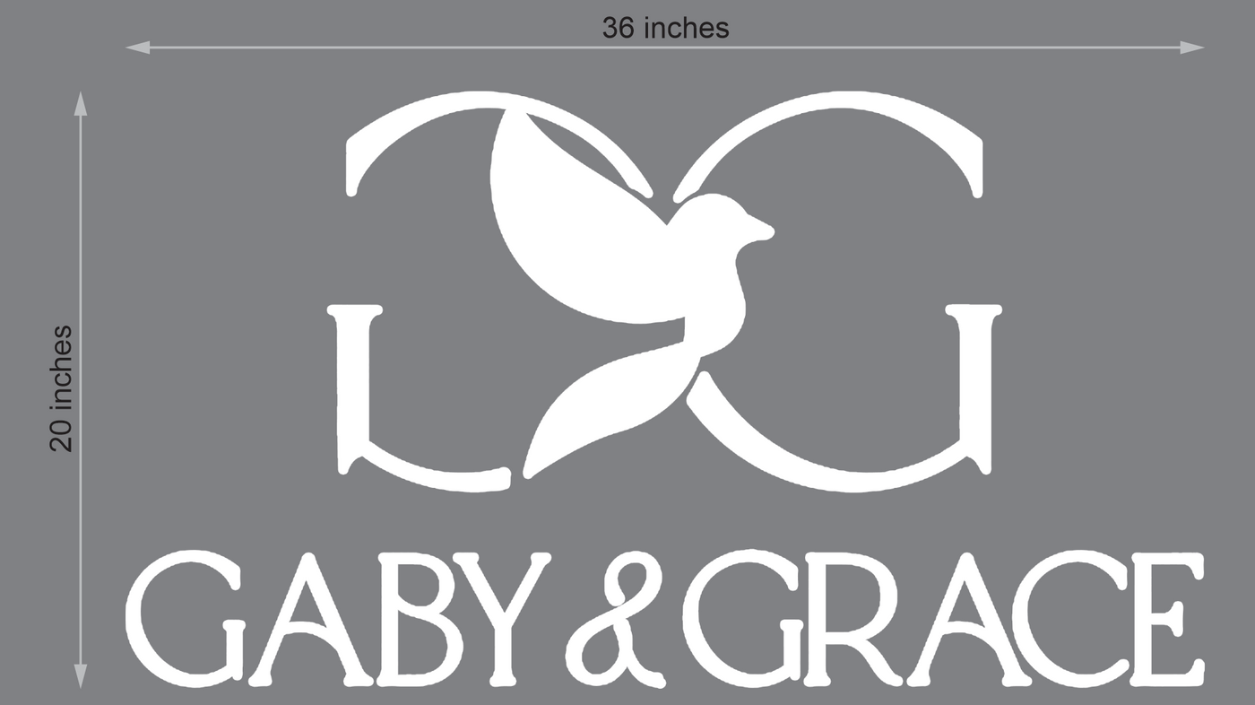 Acrylic Letters Sign For Gabriela Zatarain