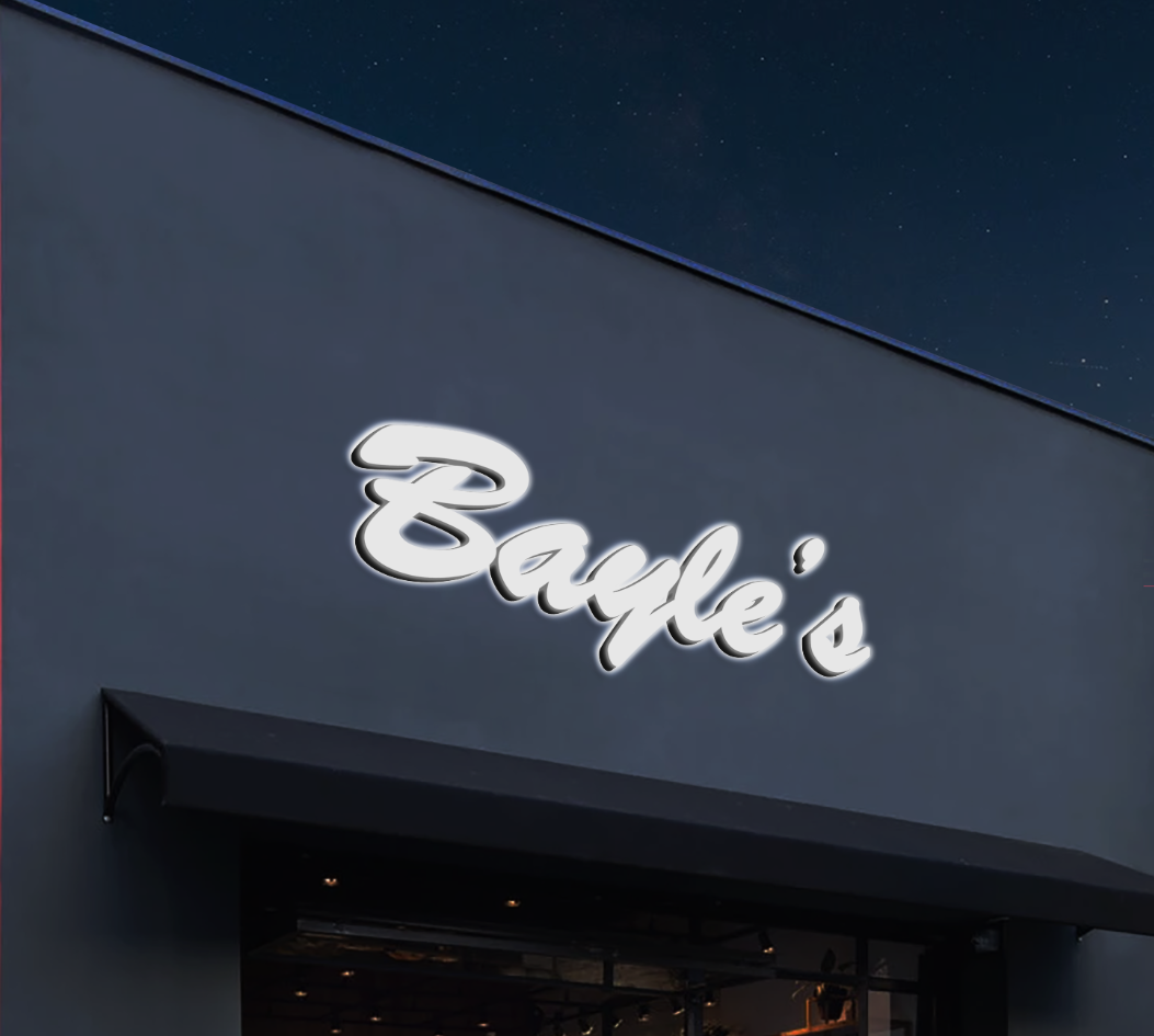 Business signage for Andrew Ray