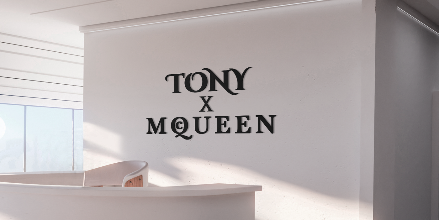 Business signage for Tony