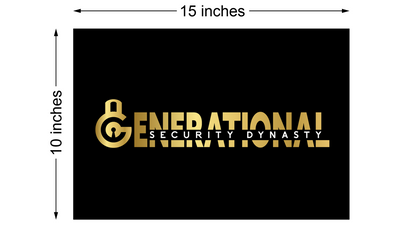 Neon Acrylic Sign For Generational Security Dynasty