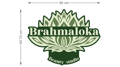 3D UV Metal Backlit sign for Ebony Christie