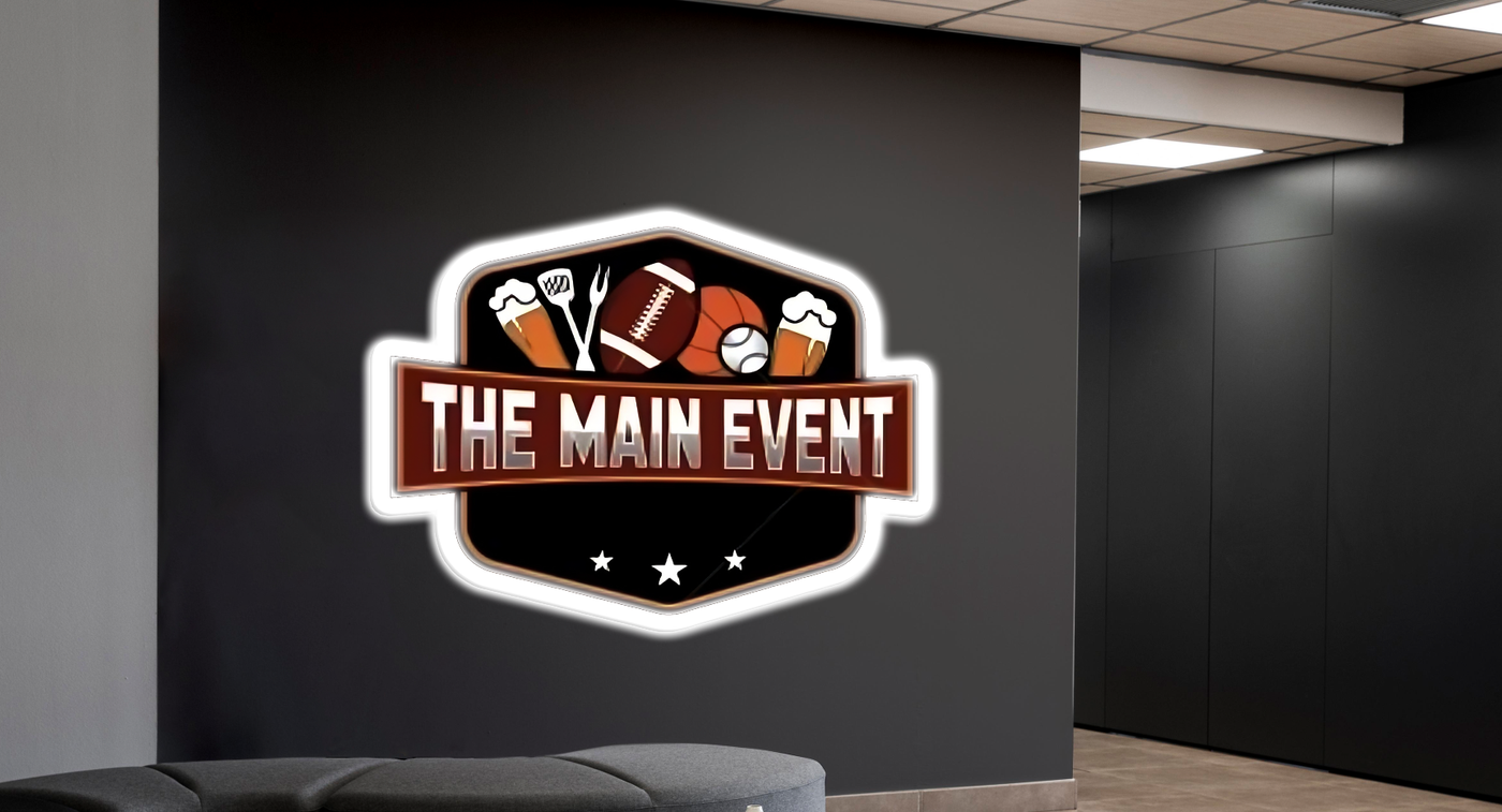 3D UV Acrylic Double-lit Sign For Morgan Griffin