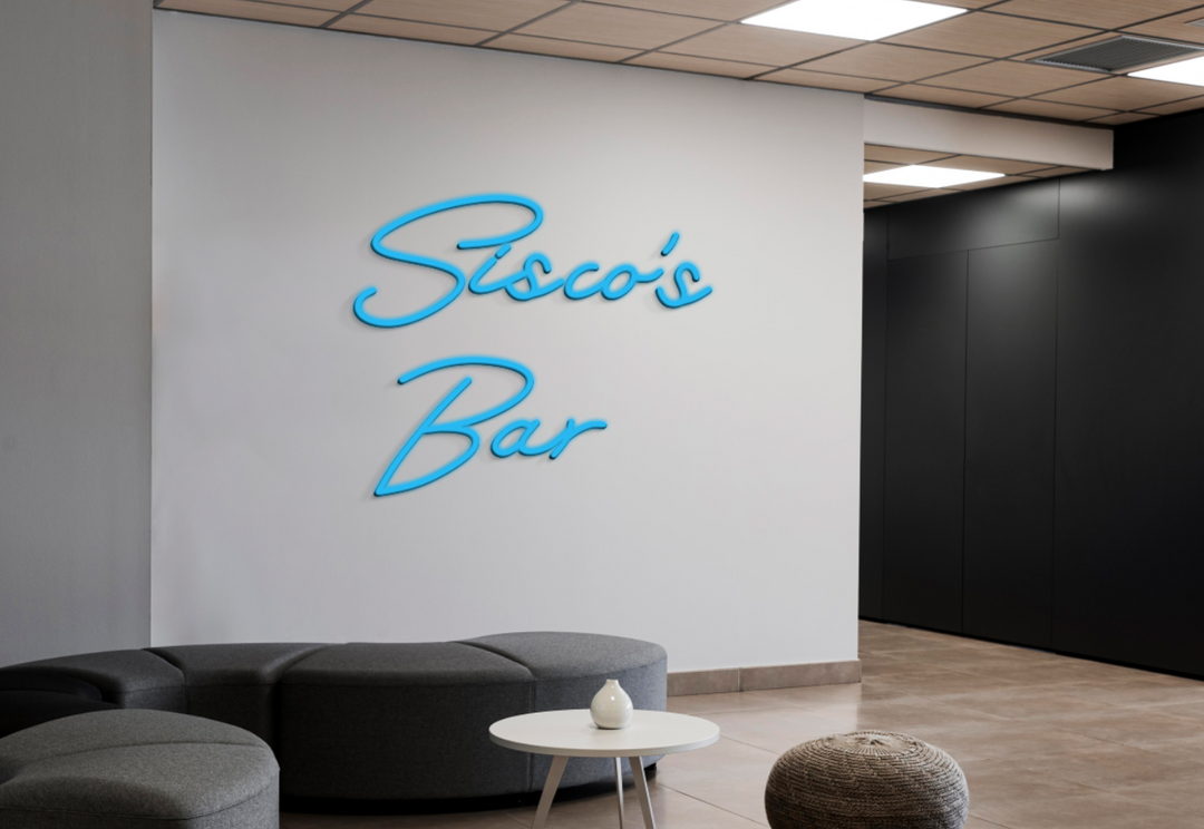 3d acrylic frontlit sign for Marta
