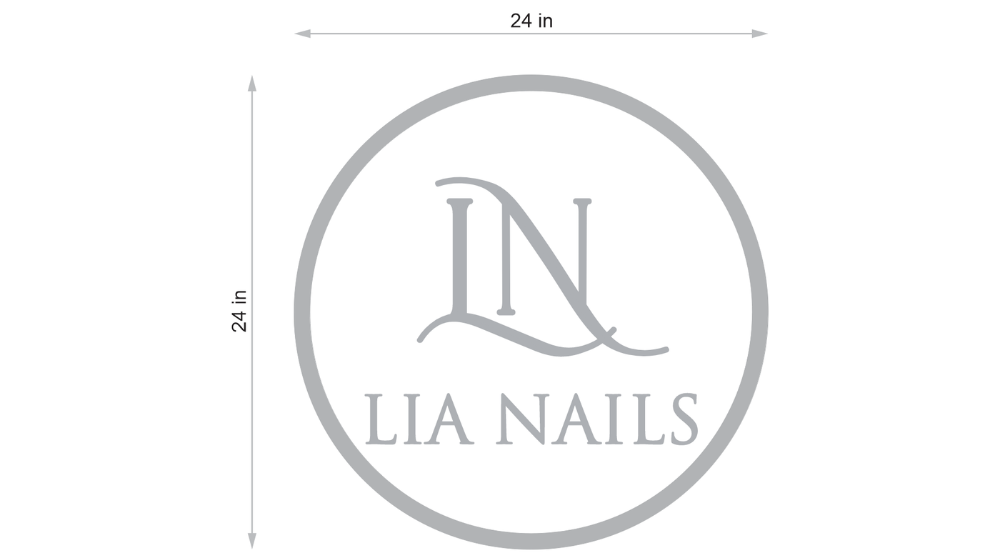Neon acrylic sign for Lianne Gonzalez