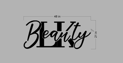 3D Metal Backlit Sign for Lyndsey Kirkbride