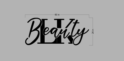 3D Metal Backlit Sign for Lyndsey Kirkbride