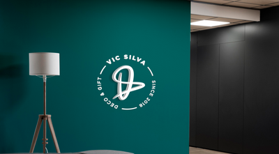 3D Metal Backlit Sign for Vic Silva