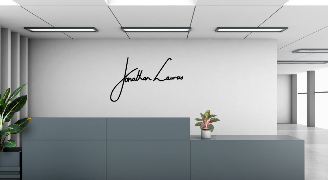 Business signage for jonathan