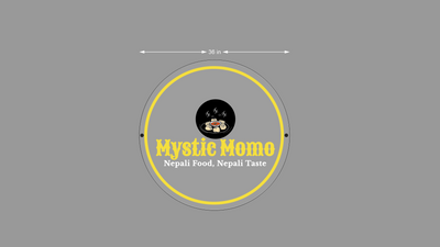 Neon Acrylic sign for Mystic