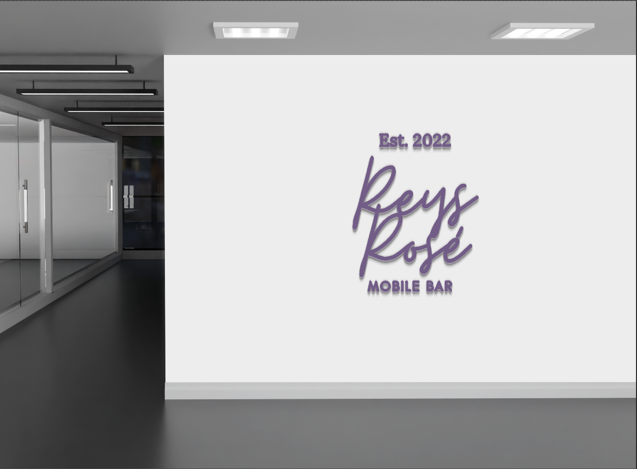 5MM Metal Letters Sign For Rocio