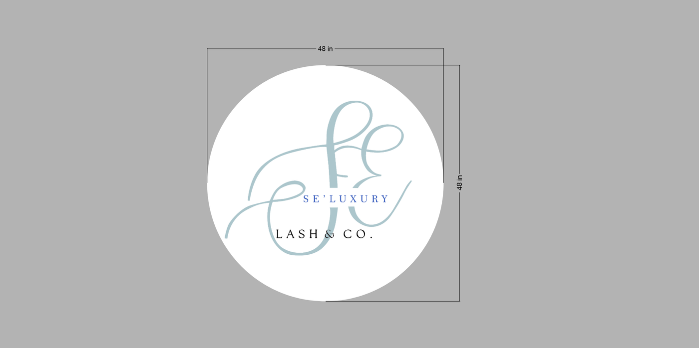 3D Lightbox Sign for Seairya cotton