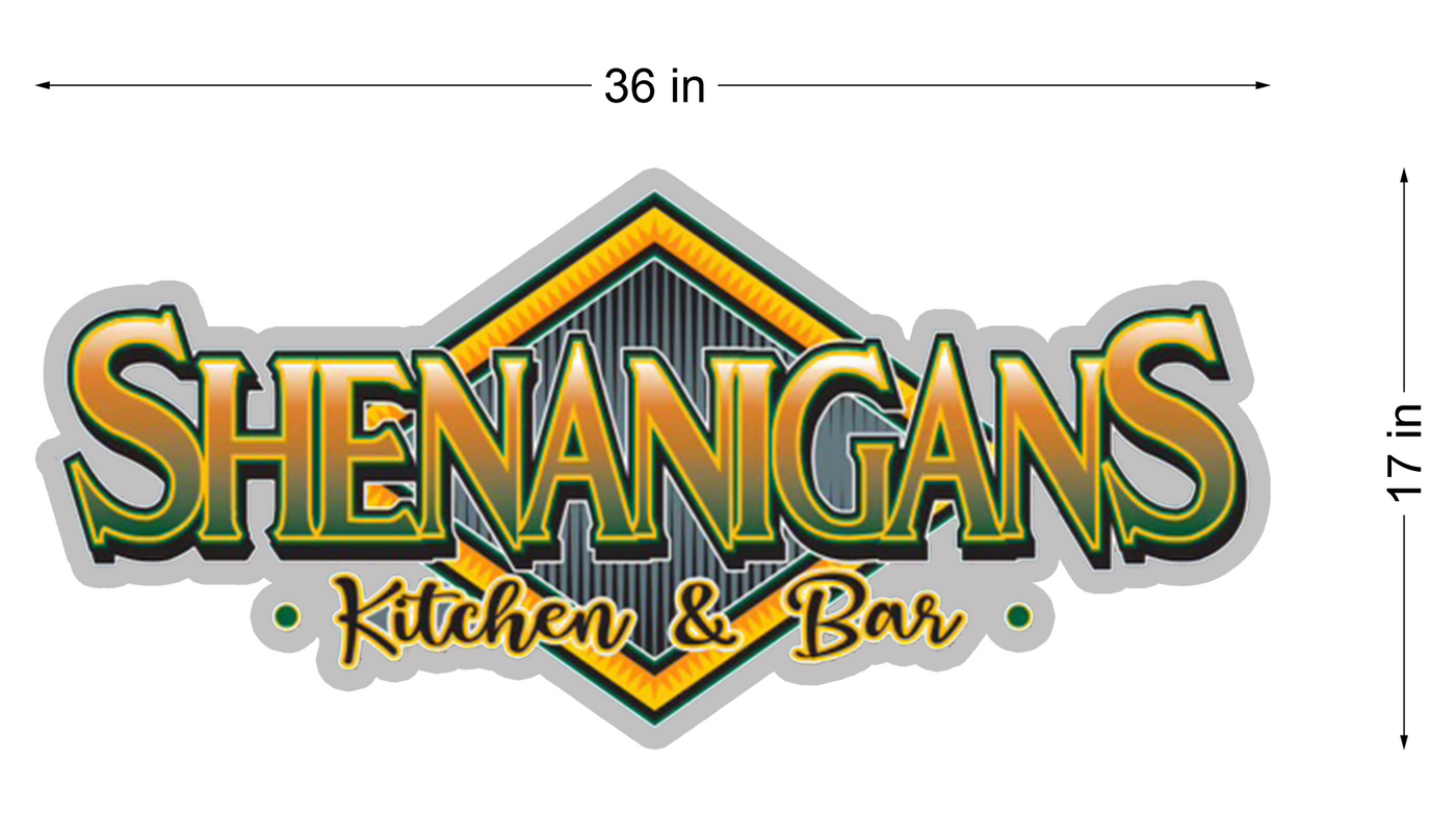3D Acrylic Frontlit (UV) Sign For Jenn