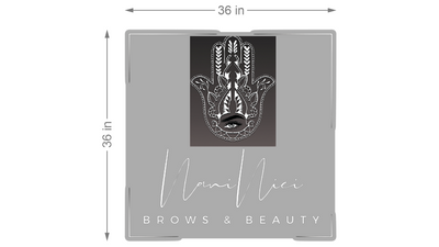 Acrylic Front-lit Sign For Naomi Mixon