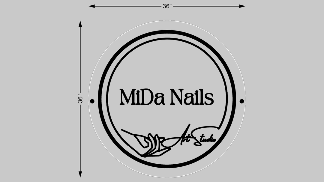 Neon Acrylic Sign For Daniela Ochoa