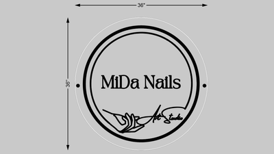 Neon Acrylic Sign For Daniela Ochoa