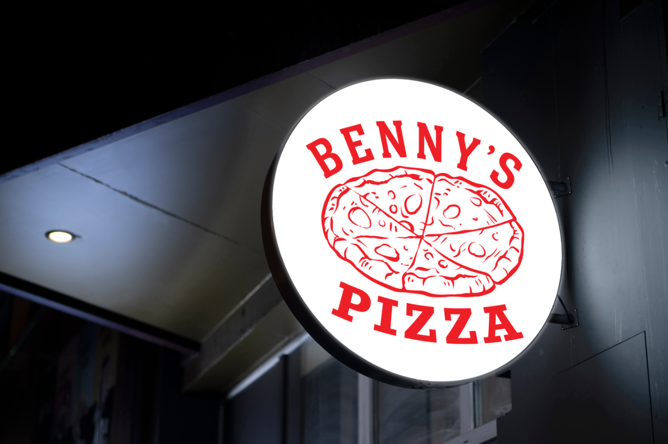 Light Box Sign for Benny
