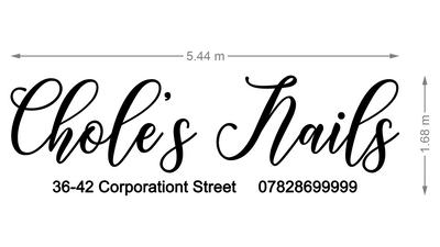 3D Acrylic Frontlit sign for Nhat Nguyen