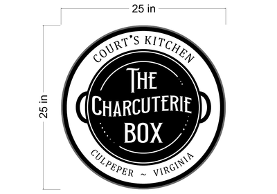 10mm Acrylic Sign For Courtney Simpson