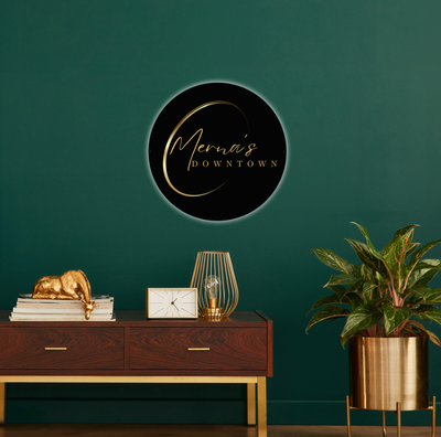 Business signage for Leane Fernandez