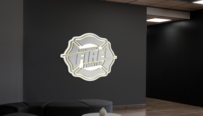 3D Metal Backlit Sign For Sarah Archer