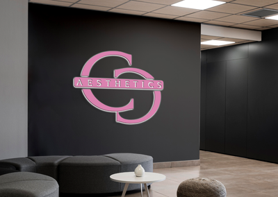 3D Metal Hollow Cut Backli sign for Chelsea Norsworthy