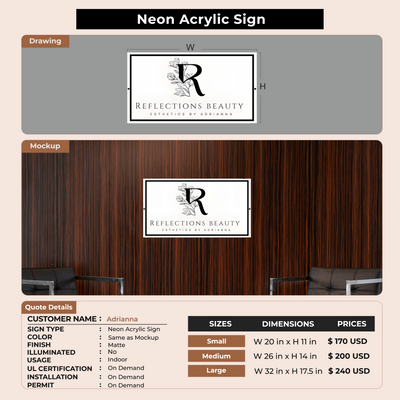 Custom Signs for Adrianna