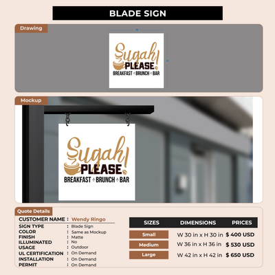 Custom Signs For Wendy Ringo