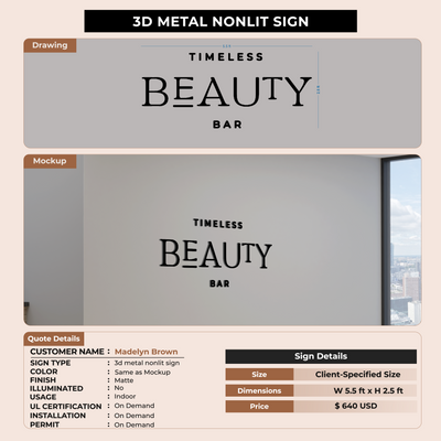 Custom Signs For Madelyn Brown