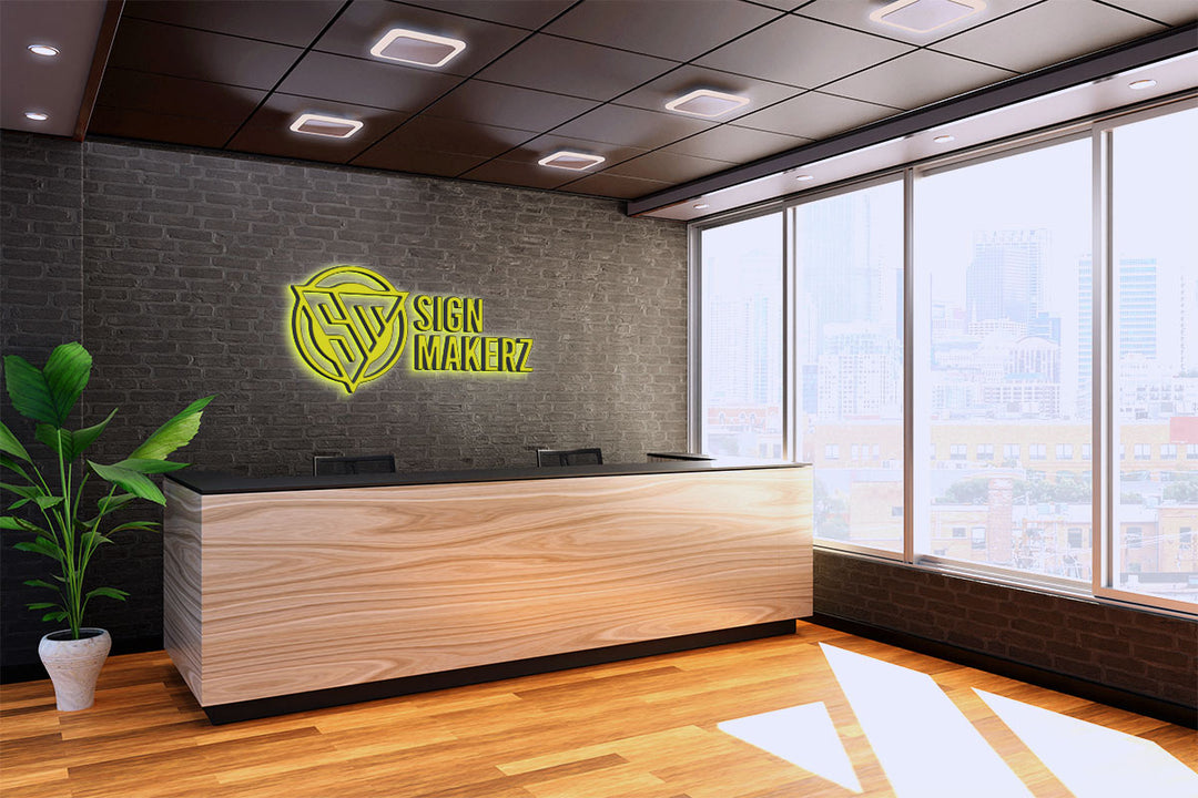 3D Metal Backlit Sign