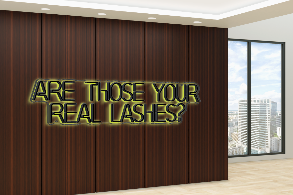 Users custom sign 48'' Golden Yellow 25 44560729637151