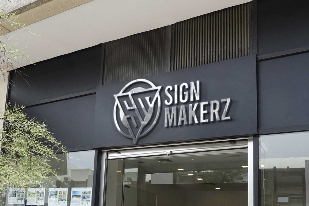 3D Metal Sign